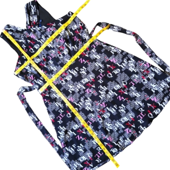 RACHEL ROY🔖NWT! "Print a Line" Halter Dress - Size 14 - Picture 10 of 15